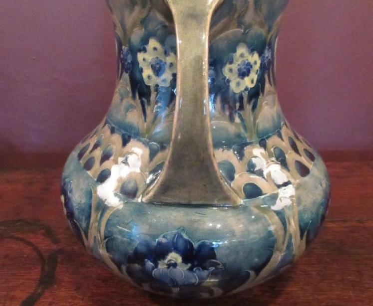 Large Moorcroft Florian Ware Twin Handled Vase - Image 3