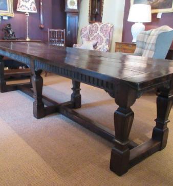 Stunning Large Early 18th Century Oak Refectory Table