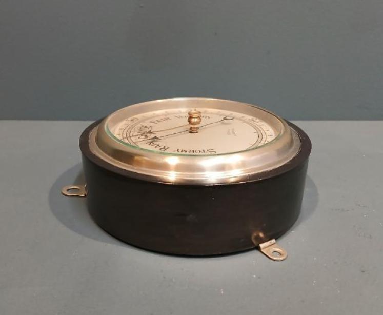 Victorian Steel Cased Fisherman's Marine Barometer - Image 4