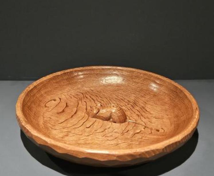 Thompson of Kilburn Mouseman Bowl - Image 1