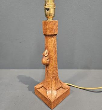1950's Thompson of Kilburn Mouseman Table Lamp