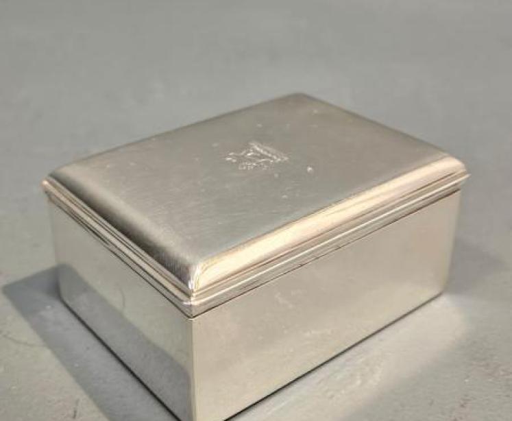 George III Country House Silver Table Box - Image 1