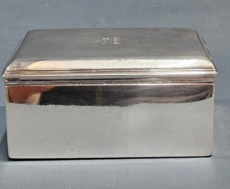 George III Country House Silver Table Box - Image 2