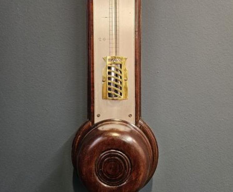George III Stick Barometer by Dollond  - Image 5