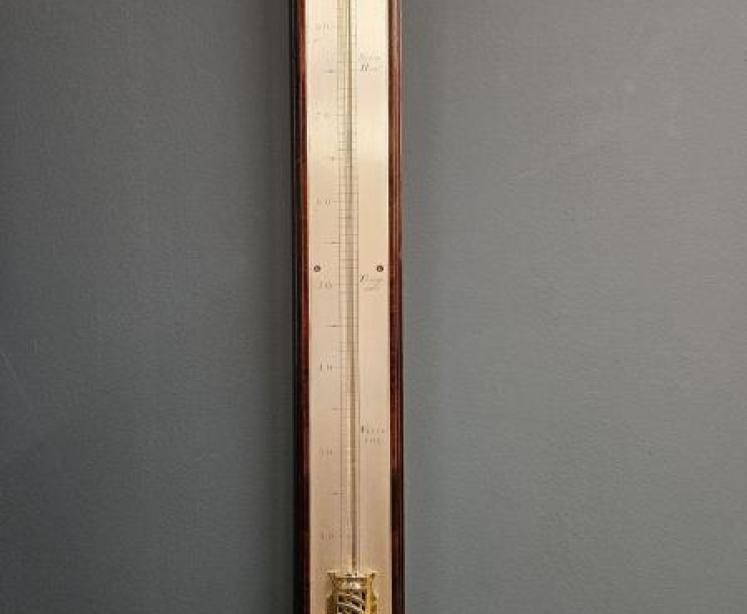 George III Stick Barometer by Dollond  - Image 6