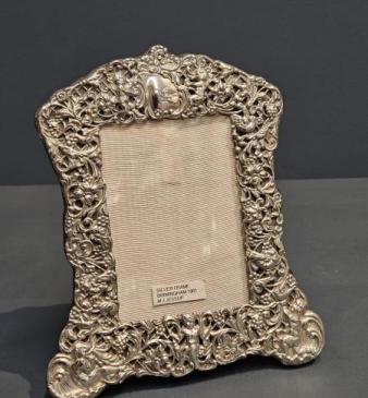 Victorian Silver Photo Frame 