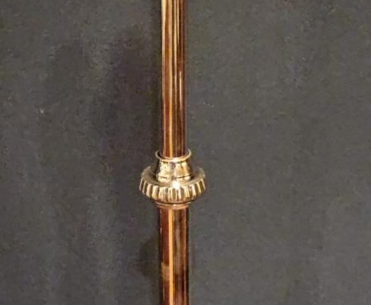  Quality Late Victorian Brass Standard Lamp - Image 4