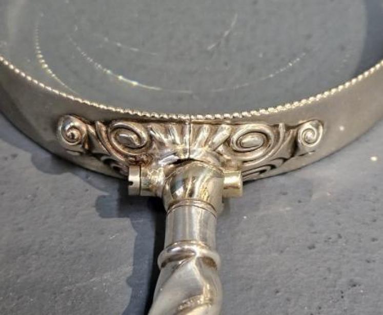 Victorian Silver Magnifying Glass  - Image 3