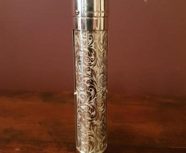 Rare Victorian Silver Campaign Thermometer - Image 2