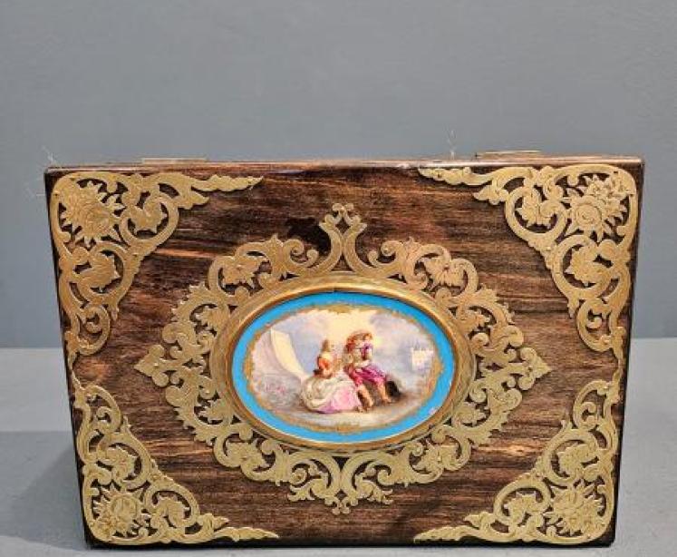 Victorian Coromandel Jewellery Box - Image 6