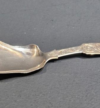 Early Victorian Silver Caddy Spoon