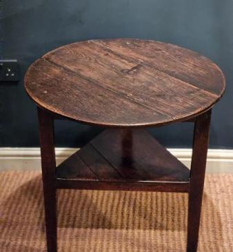 George III Oak Cricket Table