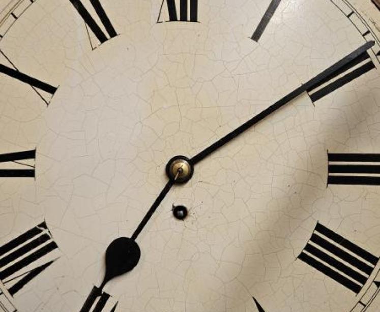 Victorian Oak Cased Single Fusee Dial Clock - Image 2