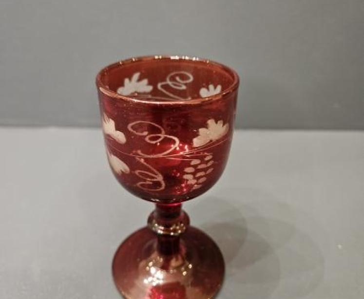 Three Pieces of Victorian Bohemian Glass - Image 4