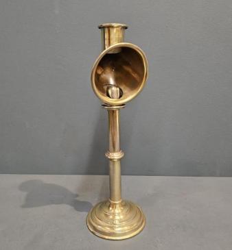 Victorian Brass Student Candle Lamp