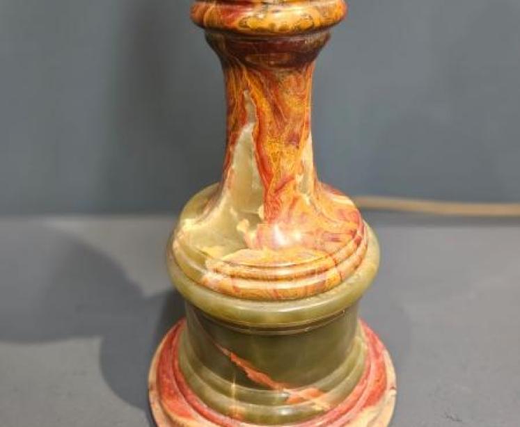 1920' Marble Table Lamp  - Image 2