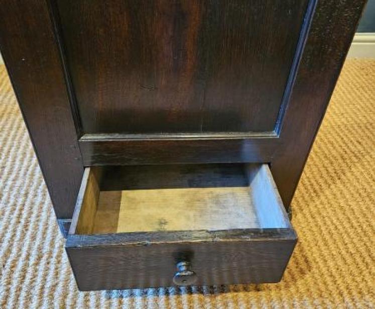 Superb George II Oak Lambing Chair - Image 6