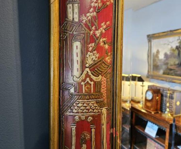 Edwardian Chinoiserie Framed Mirror  - Image 2