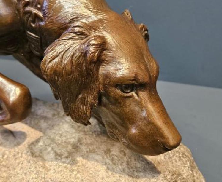 Bronze of a Pointer by Georges Gardet - Image 7