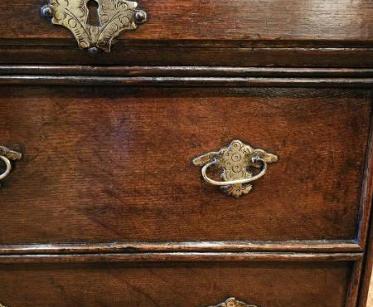 George I Oak Box Coffer - Image 5