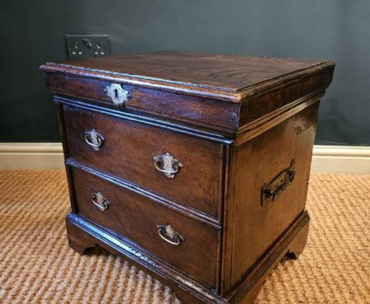 George I Oak Box Coffer - Image 7