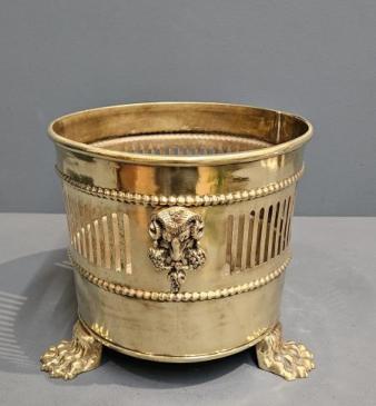 Victorian Brass Planter