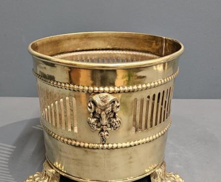 Victorian Brass Planter - Image 1