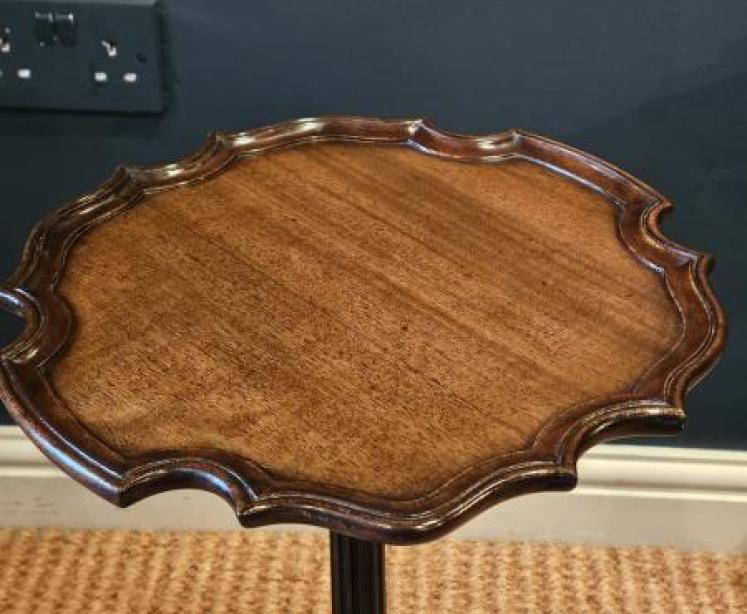 Pair of Edwardian Mahogany Wine Tables - Image 4