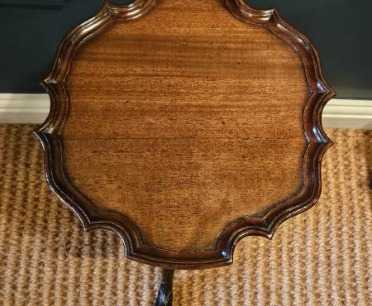 Pair of Edwardian Mahogany Wine Tables - Image 5