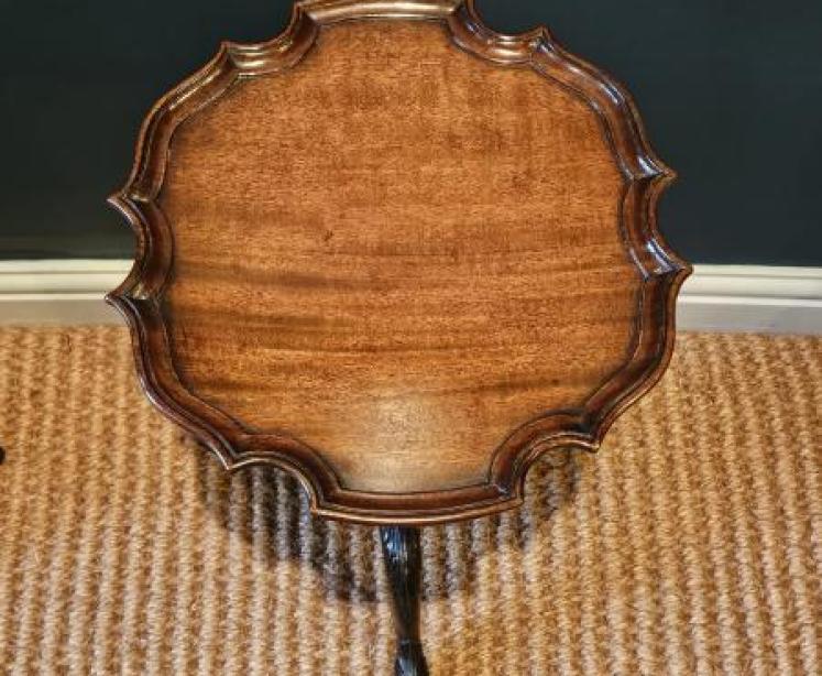 Pair of Edwardian Mahogany Wine Tables - Image 7