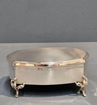 George V Silver Jewellery Box