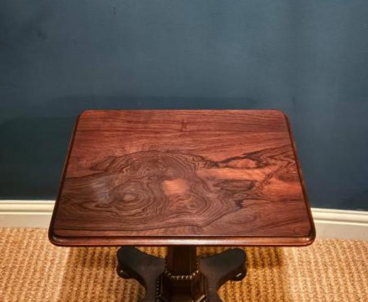 William IV Rosewood Lamp or Occasional Table - Image 4