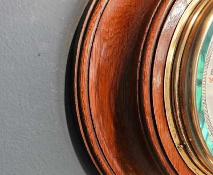 Negretti & Zambra Oak Cased Barometer - Image 3