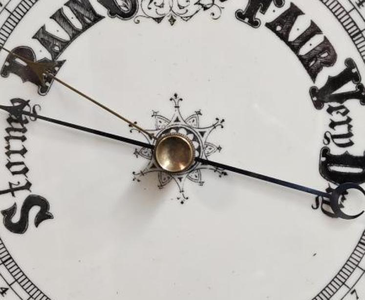 Victorian Ships Bulk Head Barometer - Image 5