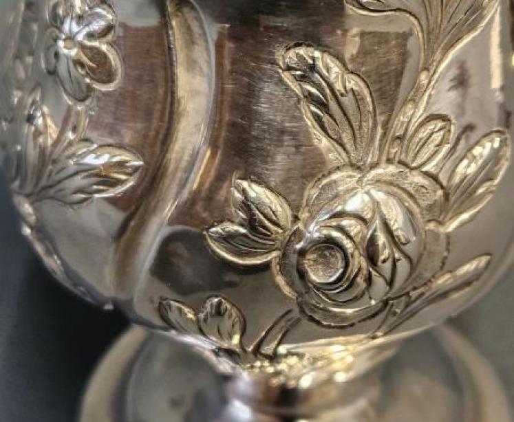 George III Silver Cream Jug - Image 3