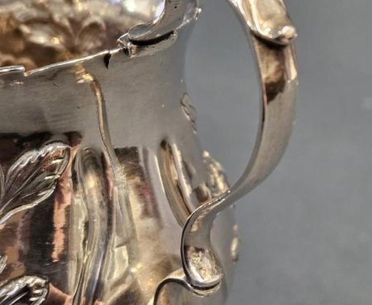 George III Silver Cream Jug - Image 5