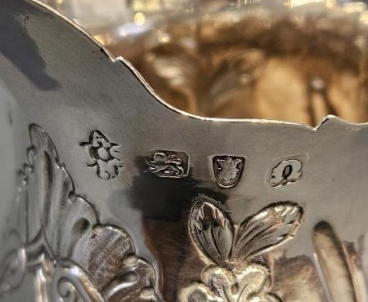 George III Silver Cream Jug - Image 6