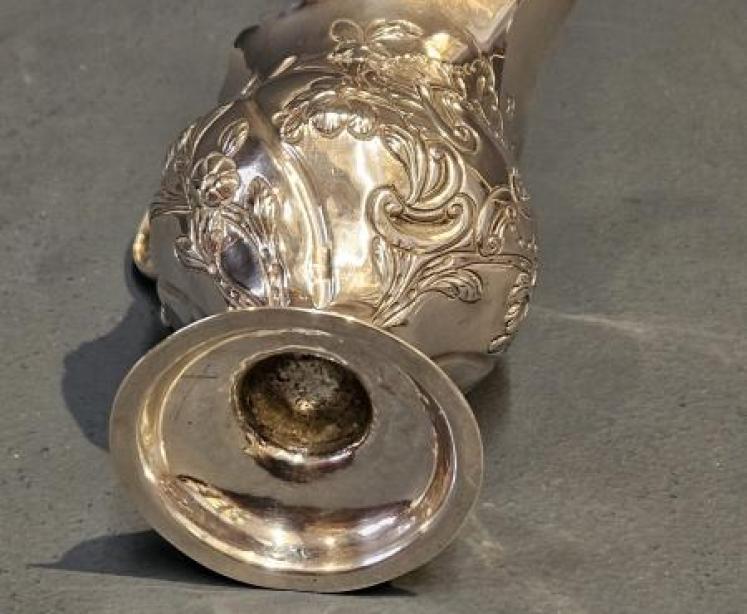 George III Silver Cream Jug - Image 7