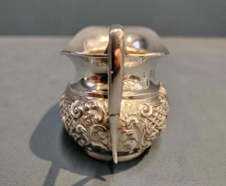 Edwardian Silver Cream Jug - Image 3