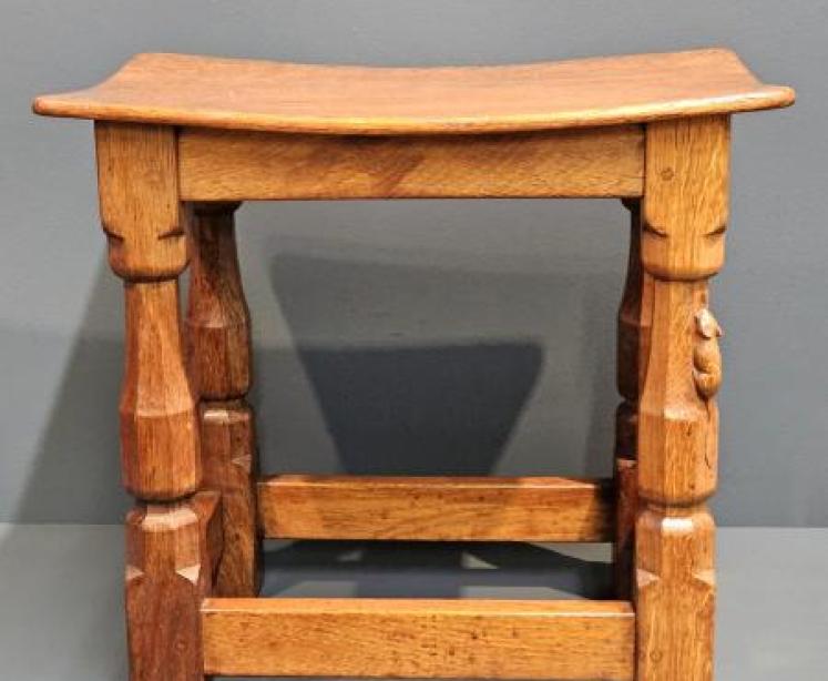 Mouseman Dished Top Table - Image 1
