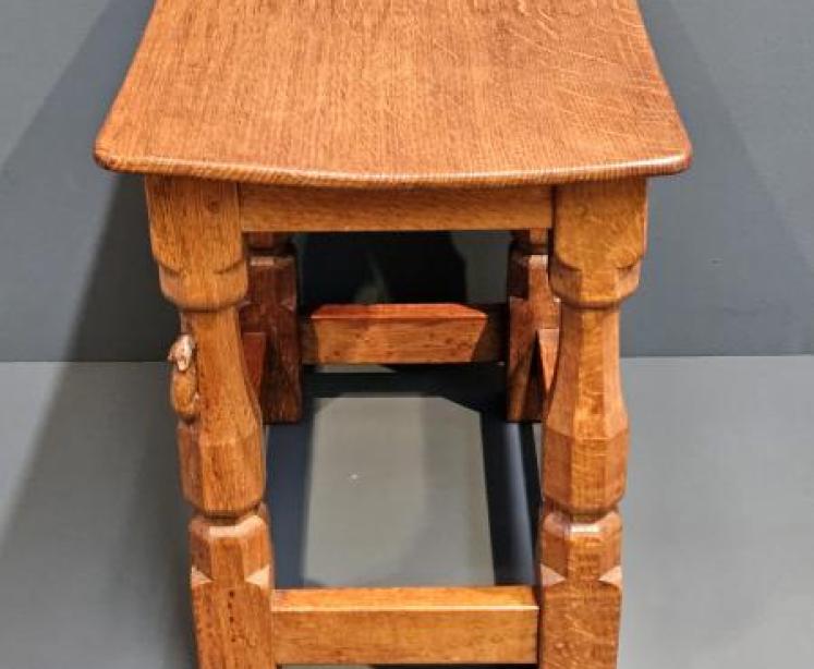 Mouseman Dished Top Table - Image 4