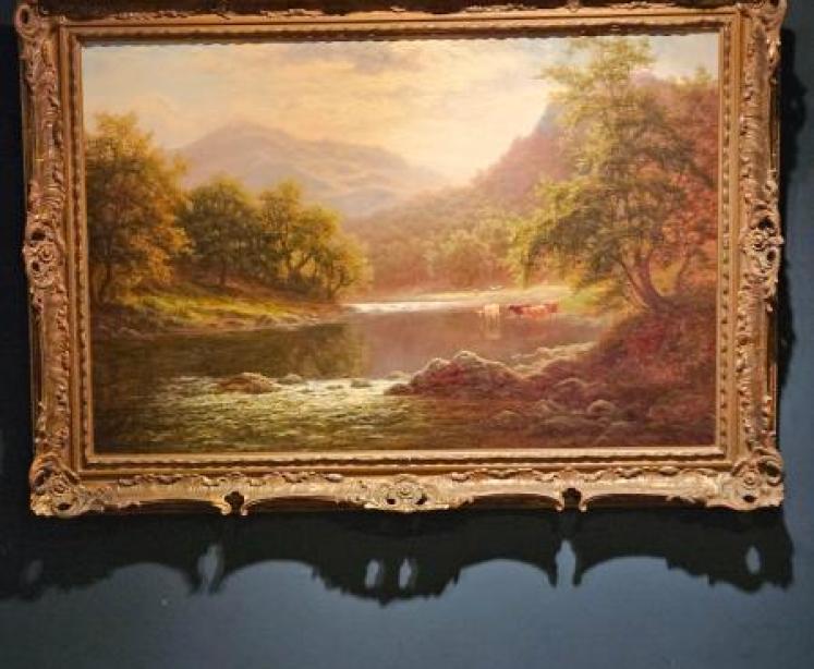 William Mellor Oil on Canvas On The Dee - Image 1