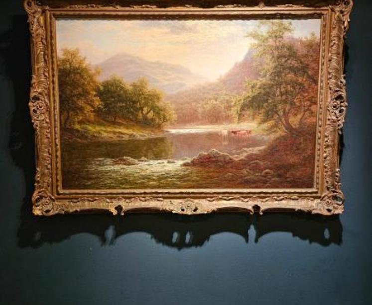 William Mellor Oil on Canvas On The Dee - Image 2