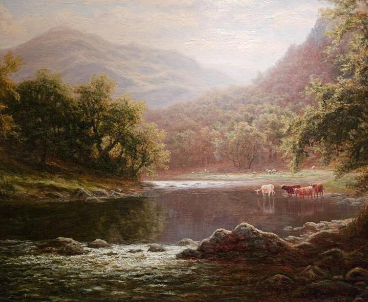 William Mellor Oil on Canvas On The Dee - Image 3