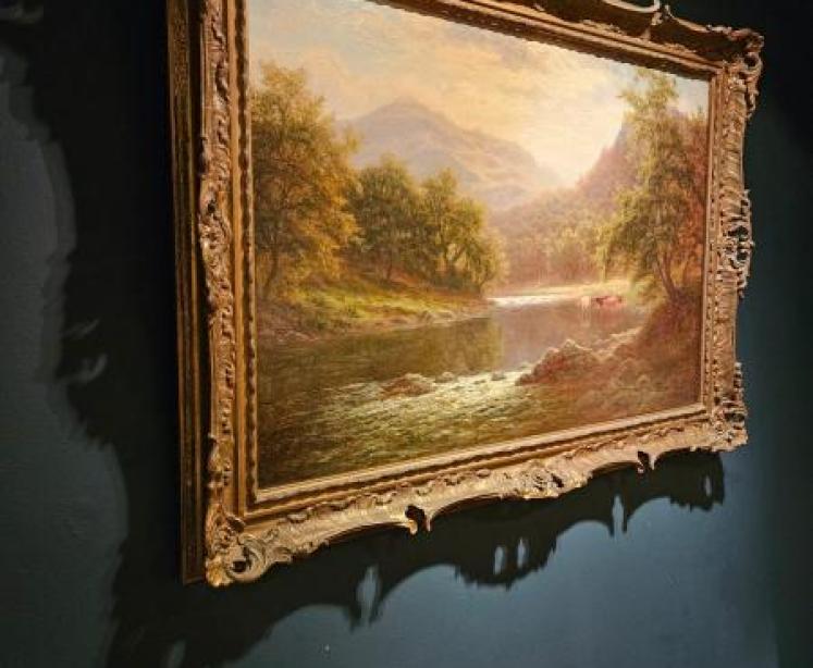 William Mellor Oil on Canvas On The Dee - Image 7