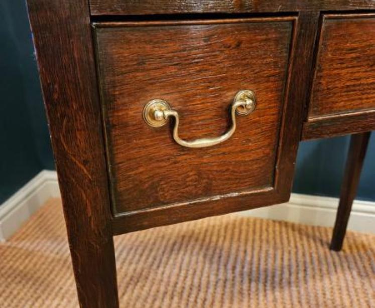 George III Oak Side Table - Image 4