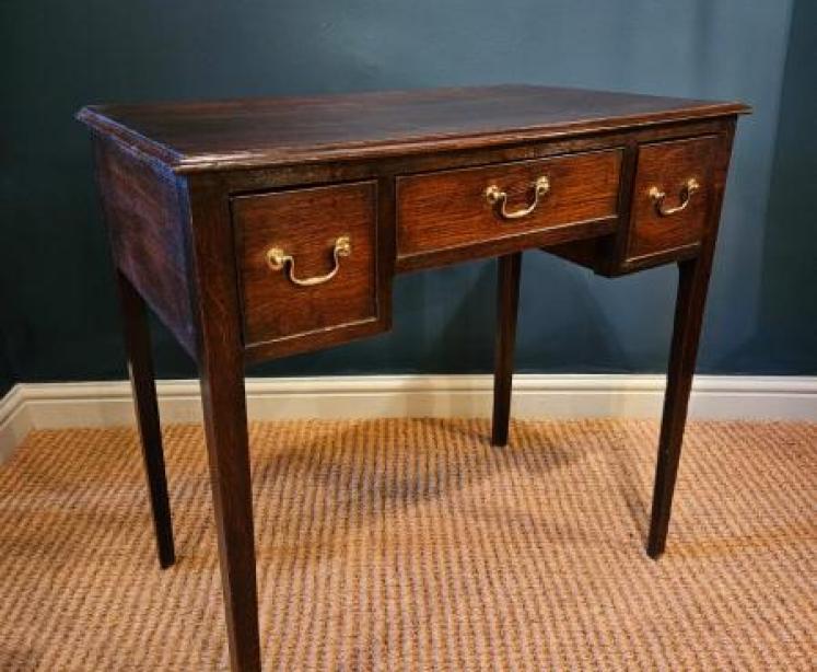 George III Oak Side Table - Image 5