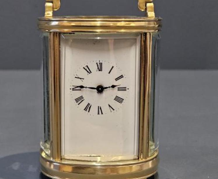 Victorian 8 Day Miniature Carriage Clock - Image 1