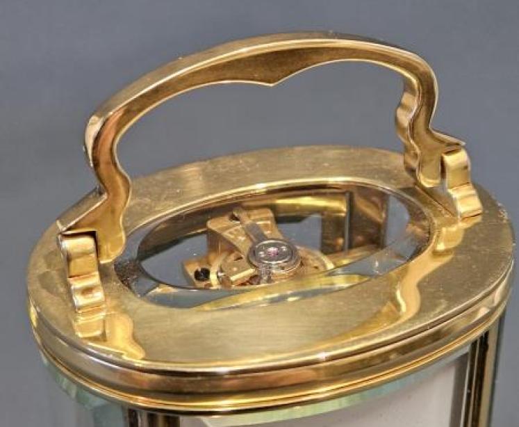 Victorian 8 Day Miniature Carriage Clock - Image 6