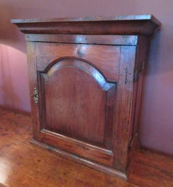 George II Period Oak Spice Cupboard